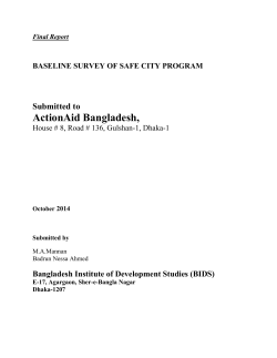 Sexual Harassment and the Laws in Bangladesh
