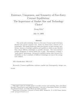 Existence, Uniqueness, and Symmetry of Free