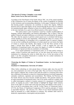 Abstracts - Stockholm Centre for the Ethics of War and Peace