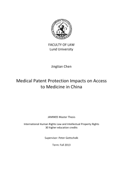 Master thesis...ian Chen - Lund University Publications