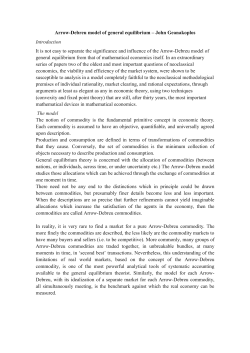 Arrow-Debreu model of general equilibrium &ndash; John Geanakoplos
