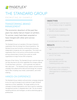 THE STANDARD GROUP
