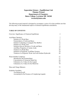 In class problem set #1