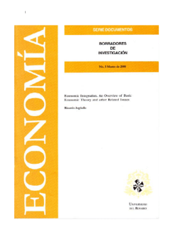 Economic Theory - Universidad del Rosario