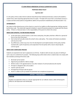 SJFI Final Color Dress Code 2017-2018