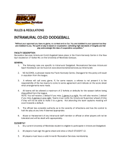 rules and regulations