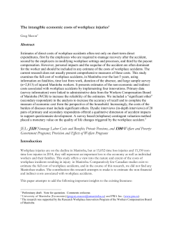 The intangible economic costs of workplace