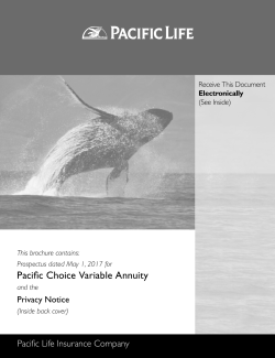 Pacific Choice Variable Annuity