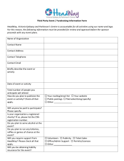 guidelines and form - Headway