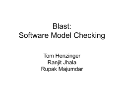 Model checking C programs