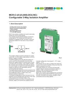MCR-C-UI-UI-(450)-DCI(-NC) Configurable 3-Way