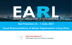 7 June, 2017 Visual Representations of Market Segmentation Using