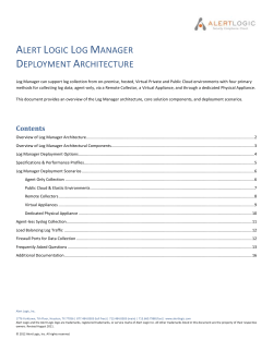 Overview of Log Manager Architecture