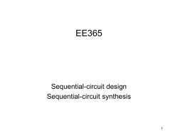 Sequential-circuit design/synthesis