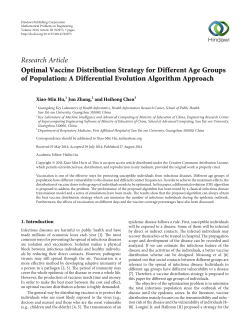 Optimal Vaccine Distribution Strategy for Different Age Groups of