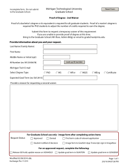 complete the proof of degree waiver form.