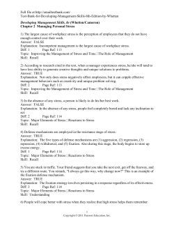 Developing Management Skills, 8e (Whetten