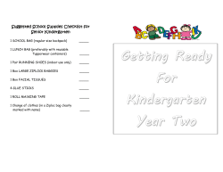 Getting Ready For Kindergarten Year Two