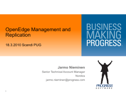 OpenEdge Replication Process