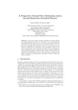 A Progressive Second Price Mechanism with a Second Round