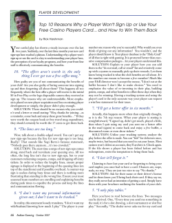 Top 10 Reasons Why a Player Won`t Sign Up or Use Your Free