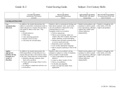 Grades Kindergarten