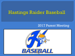 Hastings Raider Baseball