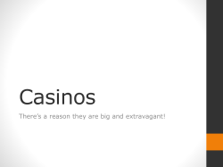 Casinos - UTEP Math