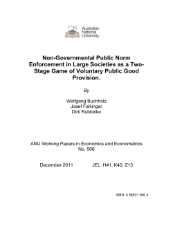 Non-Governmental Public Norm Enforcement in Large Societies as