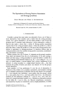 The Equivalence of Strong Positive Association and Strategy