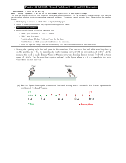 PHYS101 - Pledged Problem Set #2