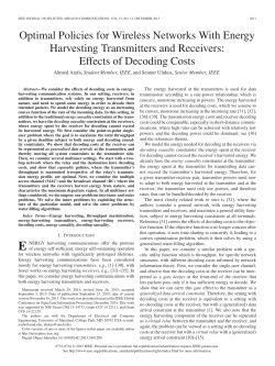 Optimal Policies for Wireless Networks With Energy Harvesting