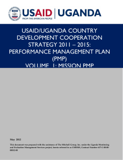 mission pmp - USAID Learning Lab