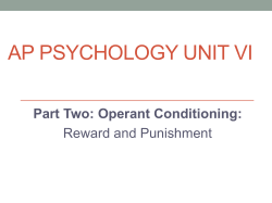 Operant Conditioning - Leuzinger High School(AP)