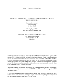 Short Run Constraints and the Increasing Marginal Value of Time in