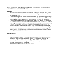 Score Entering Directions