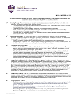 WHY CHOOSE SCCO: in NO particular Order
