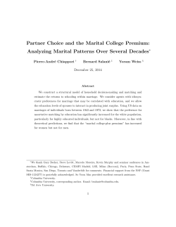 Partner Choice and the Marital College Premium