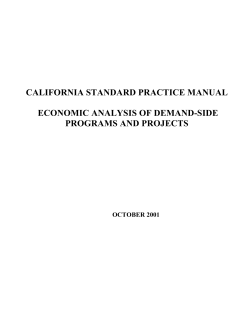 california standard practice manual economic analysis of demand