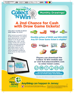 NJ Collect `N Win Fact Sheet