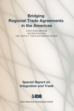 Bridging Regional Trade Agreements in the Americas
