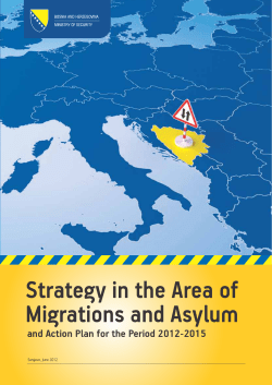 Strategy in the Area of Migrations and Asylum and Action Plan for