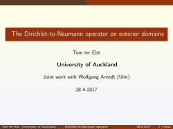The Dirichlet-to-Neumann operator on exterior domains