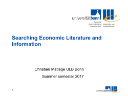 Portals and subject databases