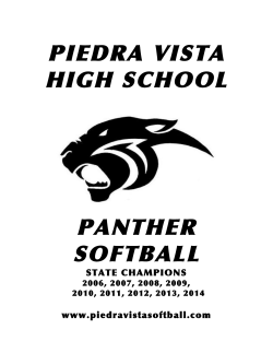 PV Softball Players Manual