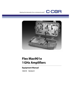 Flex Max901e 1GHz Amplifiers