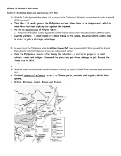Chapter 14, Sections 3 and 4 Notes Section 3