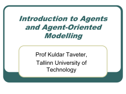 Agent-Oriented Requirements Engineering
