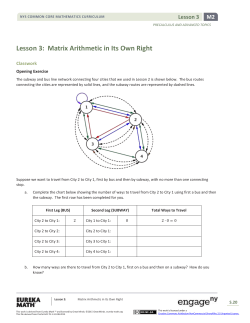 Precalculus Module 2, Topic A, Lesson 3: Student