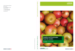 London Food Strategy - Greater London Authority